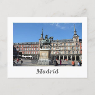 Carte Postale Plaza Mayor, Madrid Postcard