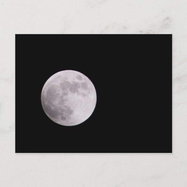 Carte Postale Pleine lune (Devant)