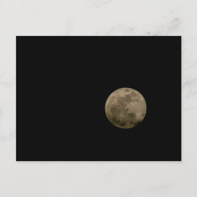 Carte postale Pleine lune (Devant)