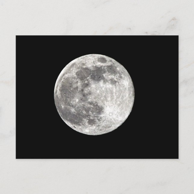 Carte Postale Pleine lune (Devant)