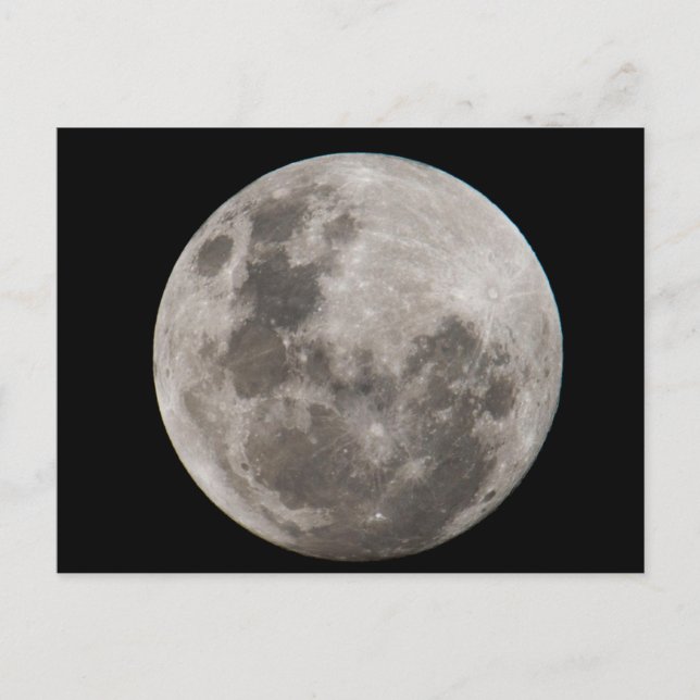 Carte Postale Pleine lune | Johannesburg Afrique du Sud (Devant)