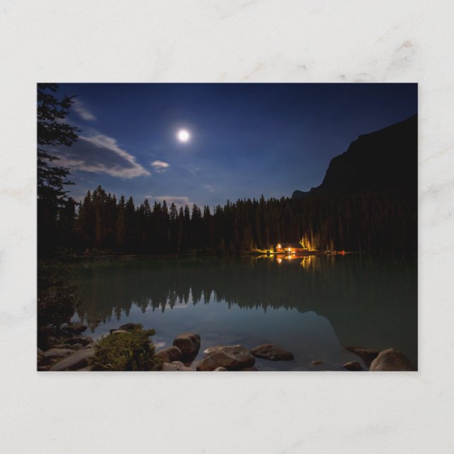 Carte Postale Pleine lune | Lake Louise, Canada (Devant)