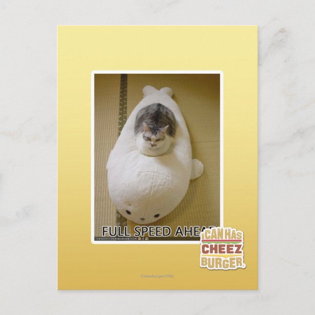 Carte Postale Pleine vitesse vers l'avant (Devant)