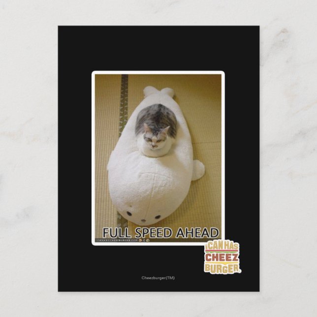 Carte Postale Pleine vitesse vers l'avant (Devant)