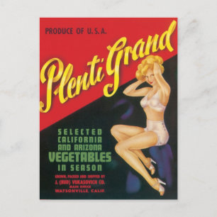 Carte Postale Plenti Grand