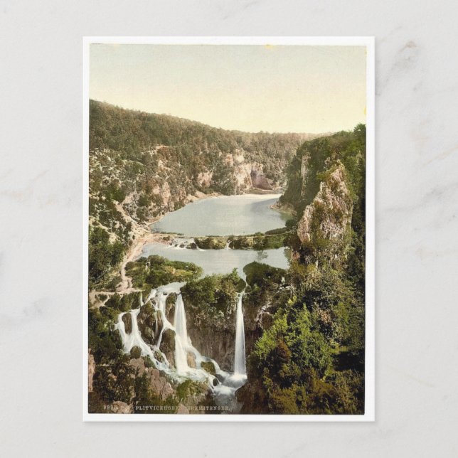 Carte Postale Pletvicerseen (c.-à-d. le lac Plitvice), Ermitense (Devant)