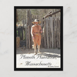 Carte Postale Plimoth Plantation, Massachusetts