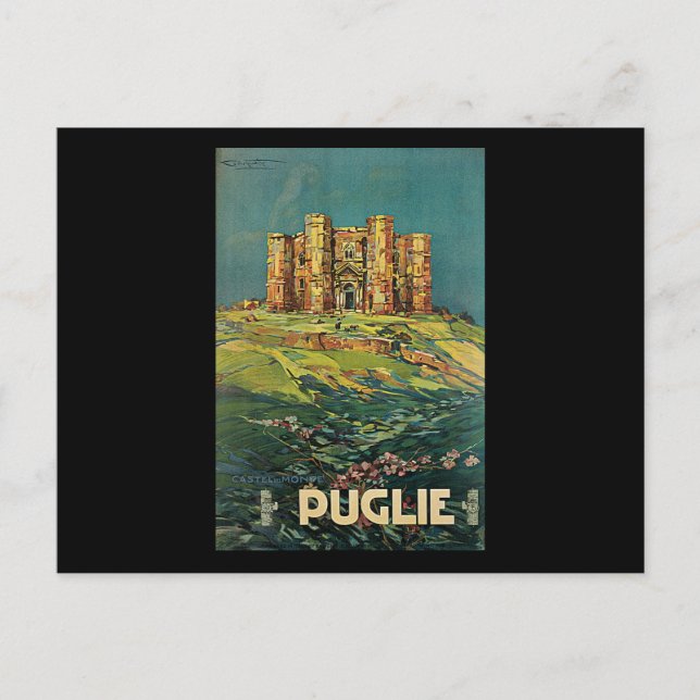 Carte Postale Plinio Codognato Pugile Castel Del Monte (Devant)