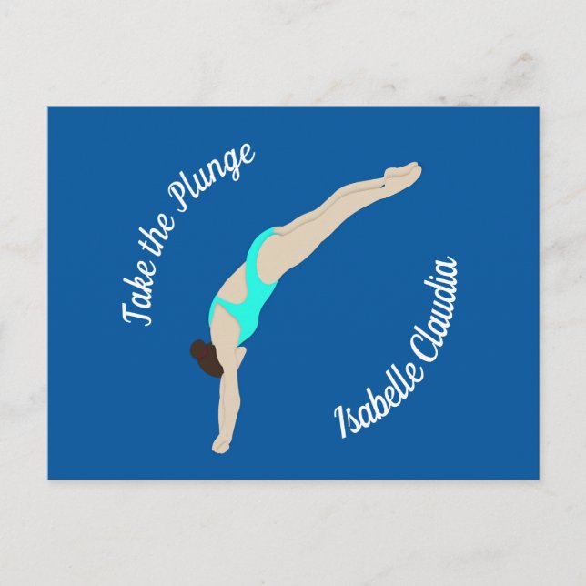 Carte Postale Plongée (Devant)