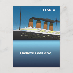 Carte Postale plongée titanesque