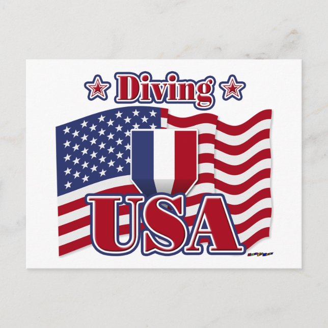 Carte Postale Plongée USA (Devant)