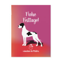 Plstewogge Weihnachtskarte
