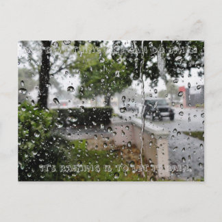 Carte postale pluie