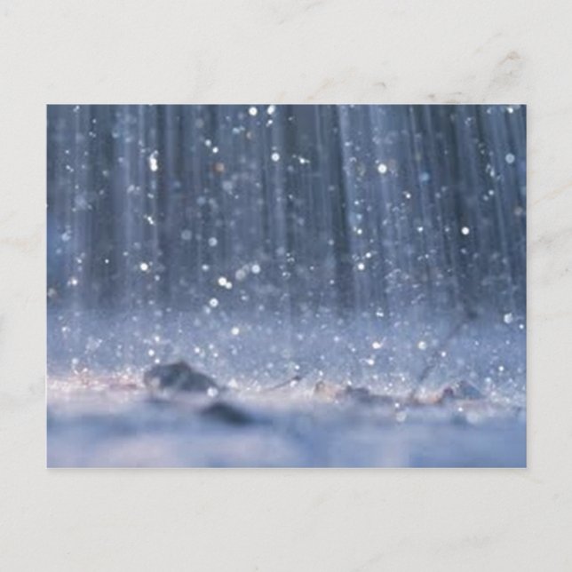 Carte Postale Pluie (Devant)