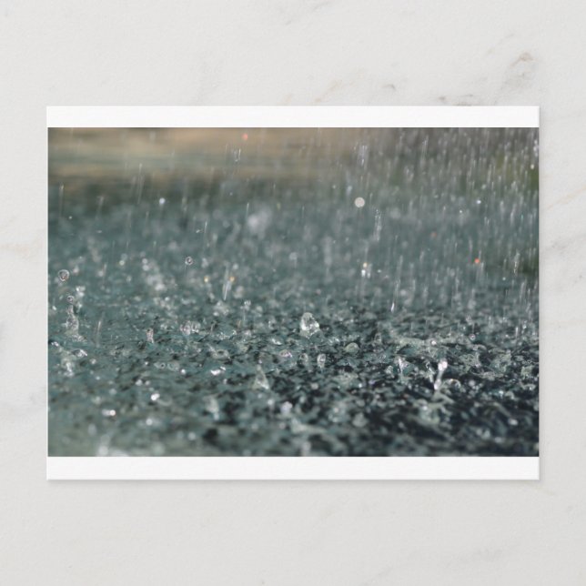 Carte Postale Pluie (Devant)