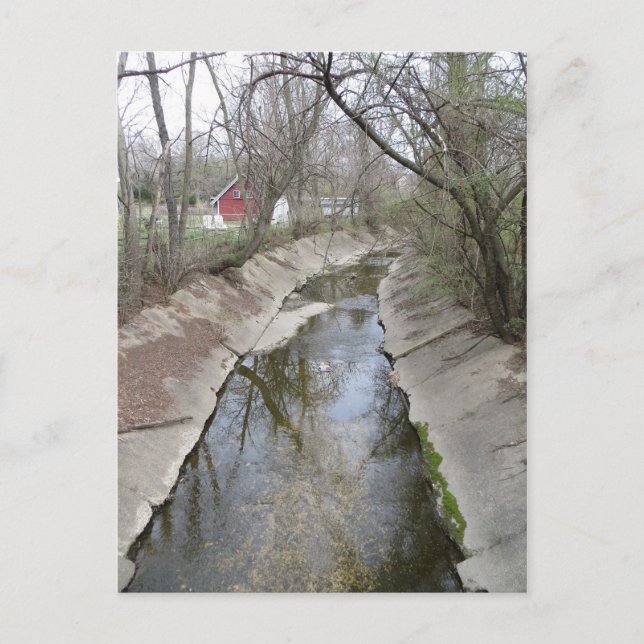 Carte Postale Pluie de tempête photogénique (Devant)