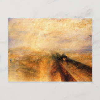 Carte Postale Pluie, vapeur et vitesse