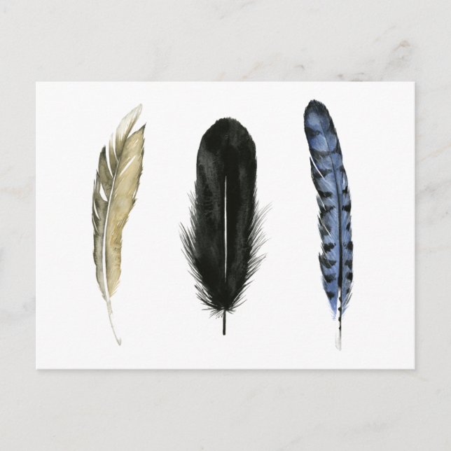 Carte Postale Plumes douces I (Devant)