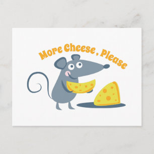 Carte Postale Plus De Fromage, S'Il Vous Plaît