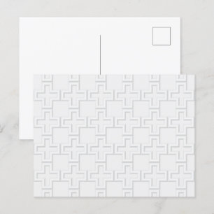 Carte Postale Plus Motif de surface incorporé