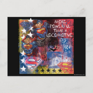 Carte Postale Plus Puissant Qu'Une Locomotive