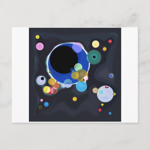 Carte Postale Plusieurs Cercles, Vassily Kandinsky en numérique