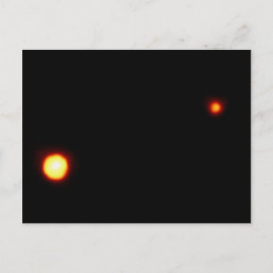 Carte Postale Pluton et sa lune, Charon