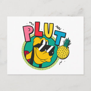 Carte Postale Pluton Rétro Cool Vibes d'Été