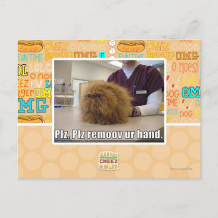 Carte Postale Plz remoov votre main