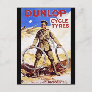 Carte Postale Pneus de cycle Dunlop