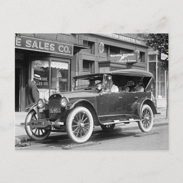 Carte Postale Pneus durs, 1922 (Devant)