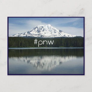 Carte Postale #pnw (hashtag Pacific Northwest) avec Mt Adams