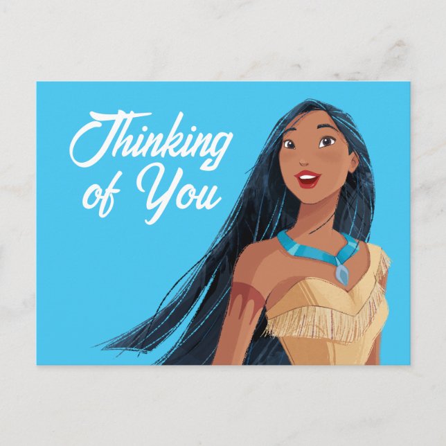 Carte Postale Pocahontas Esprit du Vent (Devant)