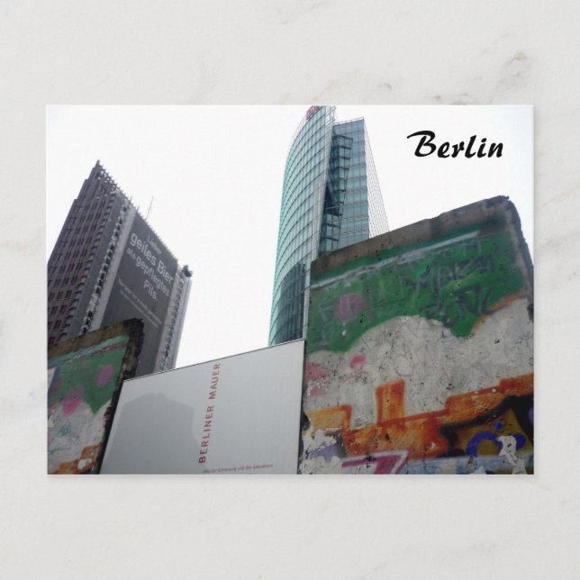 Carte Postale pochdamer mural berlin (Devant)