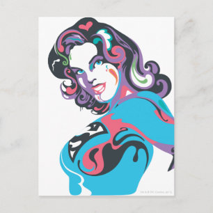 Carte Postale Poche de sélection couleur Supergirl 1