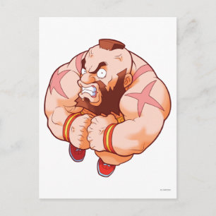 Carte Postale Poche Fighter Zangief