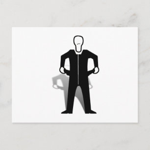 Carte Postale Poches vides Silhouette