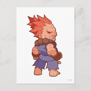 Carte Postale Pocket Fighter Akuma 2
