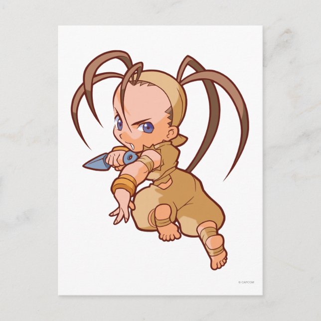 Carte Postale Pocket Fighter Ibuki 2 (Devant)