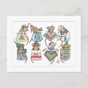 Carte Postale Pocket Mice de Noël