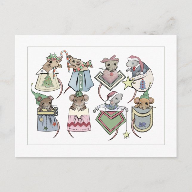 Carte Postale Pocket Mice de Noël (Devant)