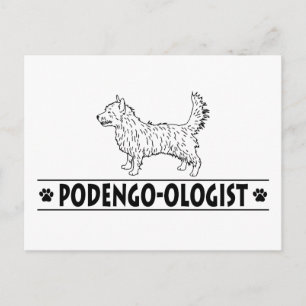Carte Postale Podengo Pequeno portugais humoristique