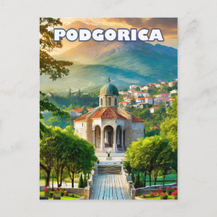 Carte Postale Podgorica, au cœur des Balkans envoûtants