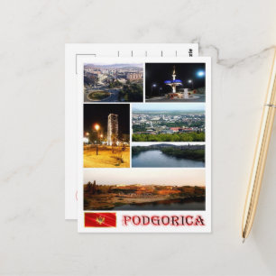 Carte Postale Podgorica - Monténégro - Mosaic -
