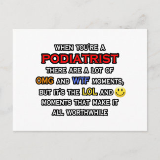 Carte Postale Podiatriste ... OMG WTF LOL