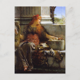 Carte Postale Poésie de Sir Lawrence Alma-Tadema