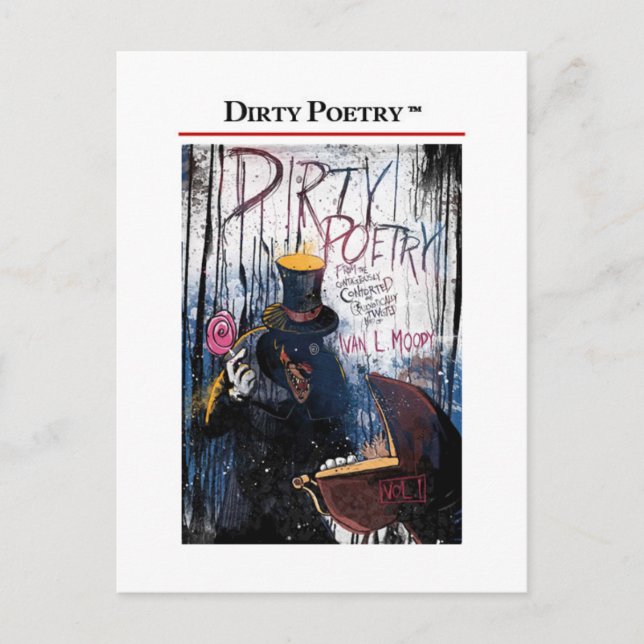 Carte postale POÉSIE DIRTY (Devant)