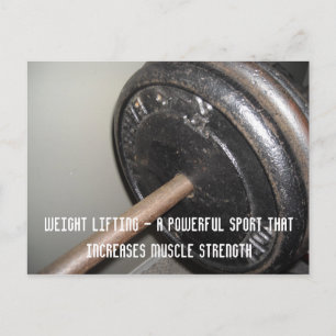 Carte Postale Poids Levant message de motivation
