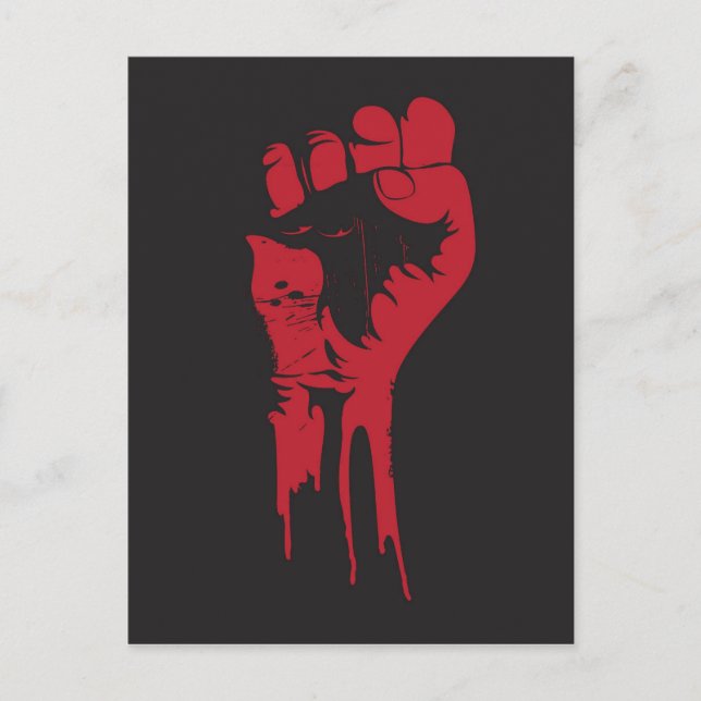 Carte Postale poing (Devant)