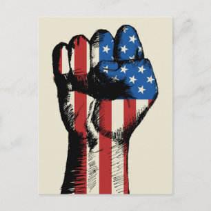 Carte Postale Poing américain